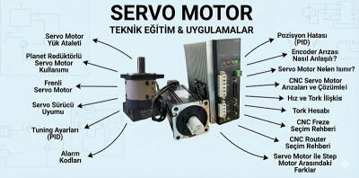 Servo Motor Alarm Kodları Ne Anlama Gelir? CNC Kullanıcıları İçin Teknik Rehber - 