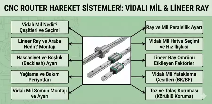 Vidalı Mil Freze Tezgahlarında Nasıl Kullanılır?