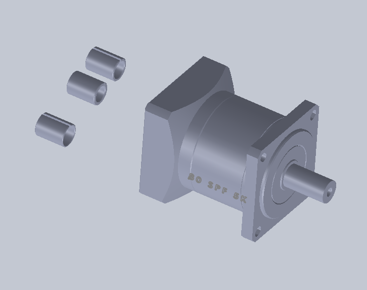 Nema 34 Servo ve Step Motor Planet Redüktörü 1/5 - 7