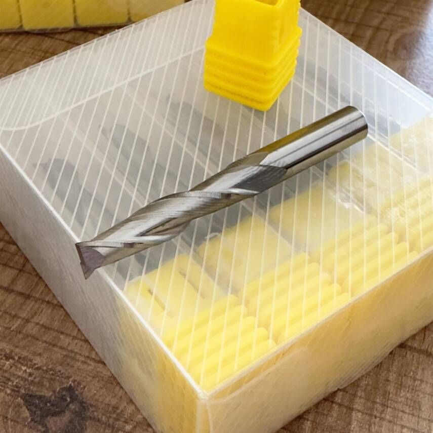 Ø6x22 Mfdf Ahşap Plexsi Alüminyum Parmak Freze Karbür Uç - 4