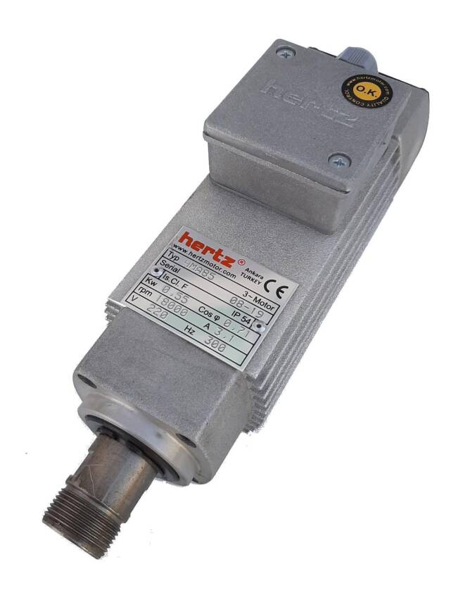 0.55 Kw Hertz Spindle Motor Er20 18000 Devir 220 - 1