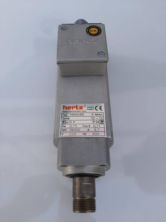 0.75 Kw Hertz Spindle Motor Er16 18000 Devir 220 - 2