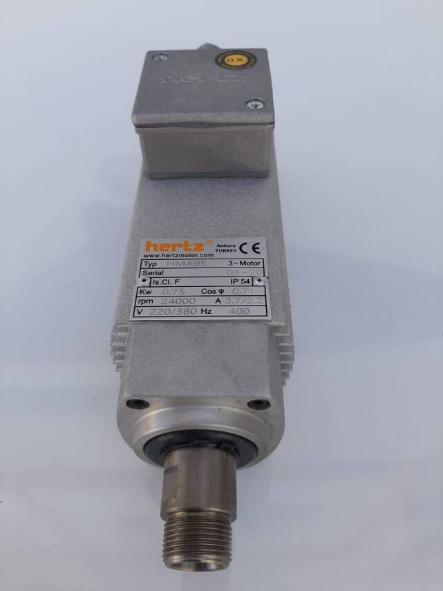 0.75 Kw Hertz Spindle Motor Er16 24000 Devir 220 - 2