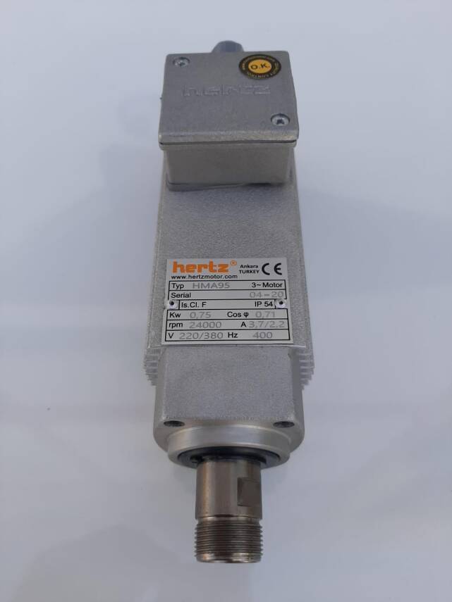 0.75 Kw Hertz Spindle Motor Er20 18000 Devir 220 - 2