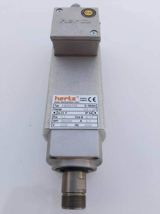 1.1 Kw Hertz Spindle Motor Er 20 18000 Devir 220 - 2
