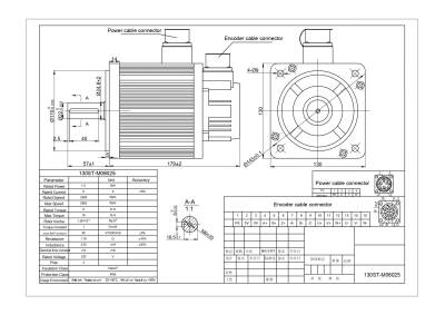 1,5 Kw Servo Motor Seti 130ST-M06025 T3L-L30F-RABF - 3