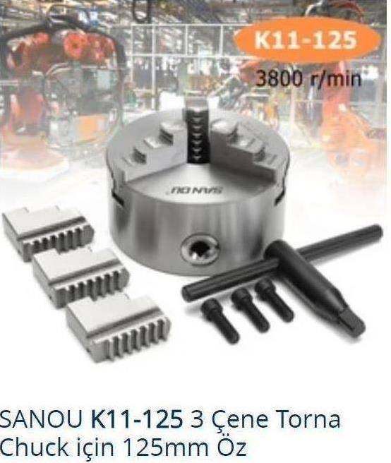 125 Mm Torna Aynası Lathe Turn - 3