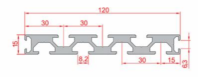 15X120 Yüzey Kaplama Sigma Profil 8 Kanal - 2