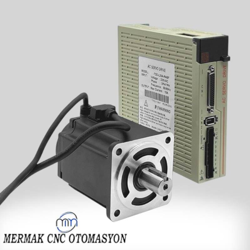 1KW Servo Motor Seti 80AST-A1C04025 T3D-L20A-RABF - Jss