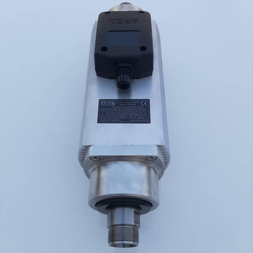 2.2 Spindle Motor Çift Çıkış Kapı Ve Yan İşleme Motoru | Agrega Tip Motor - 3