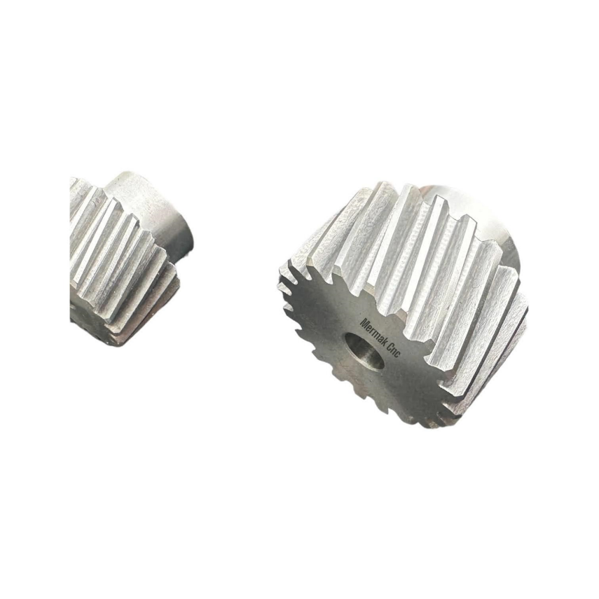 2 Modül Z22 Helis Pinyon Dişli 11.6 Mm - 4