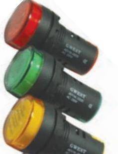 22 Mm Led 220V Ac Sarı - Button