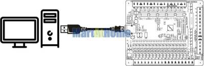 3 Eksen AKZ 250-USB3-NPN Mach3 Kontrol Kartı - 7