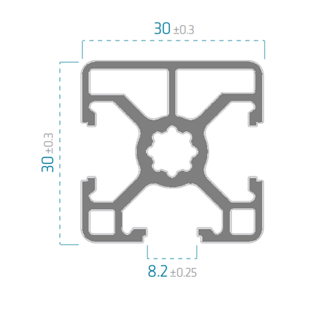 30X30 (3K) Sigma Profil 8 Kanal Toptan - 2