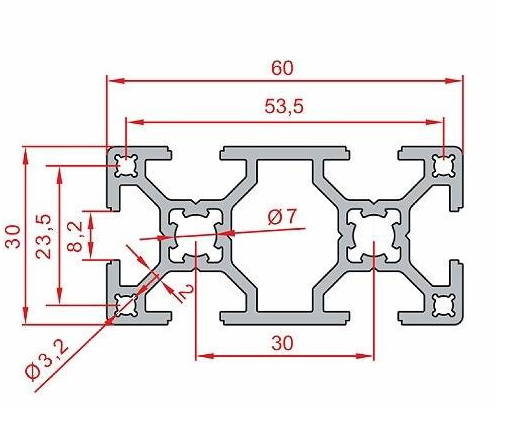 30X60 Sigma Profil 8 Kanal Toptan - 2