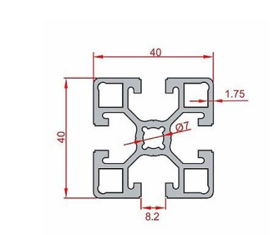 40X40 Sigma Profil 8 Kanal Hafif Tip Toptan - 2
