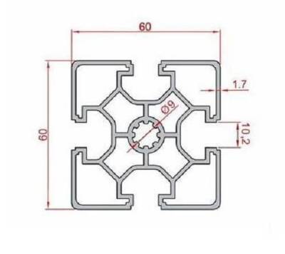 60X60 Sigma Profil 10 Kanal - 2