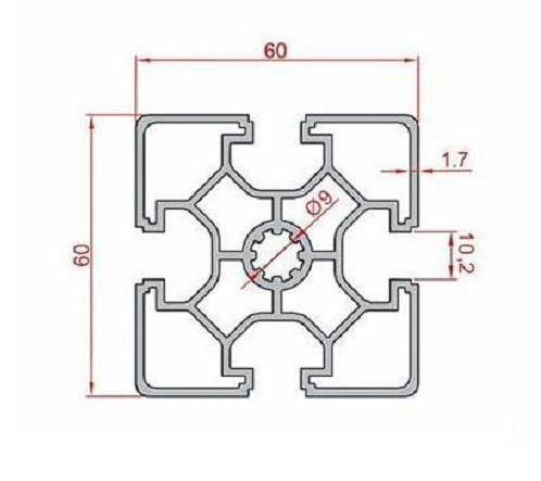 60X60 Sigma Profil 10 Kanal - 2