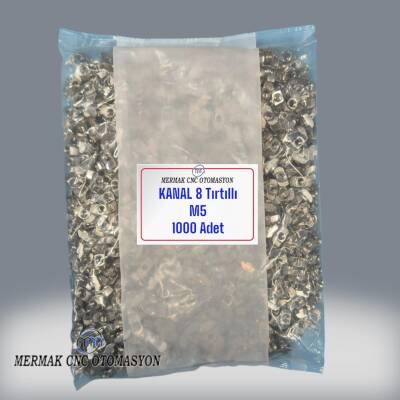 8 Kanal M5 1000 Adet Tırtıllı Somun - 1