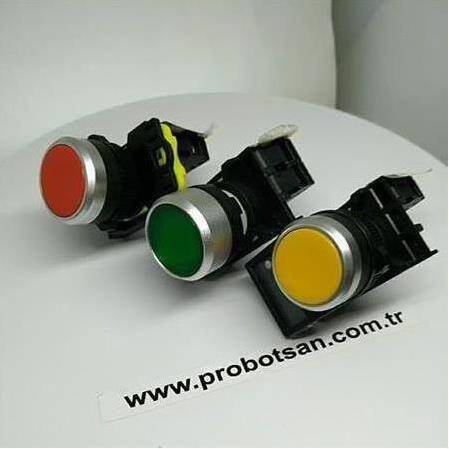 A5-10 1No Start Butonu Yeşil - Button