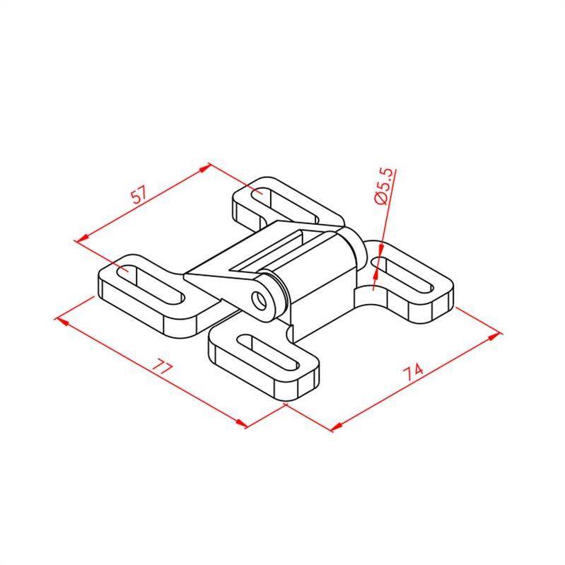 30X45 PLASTİK BİLYALI KİLİT - 2