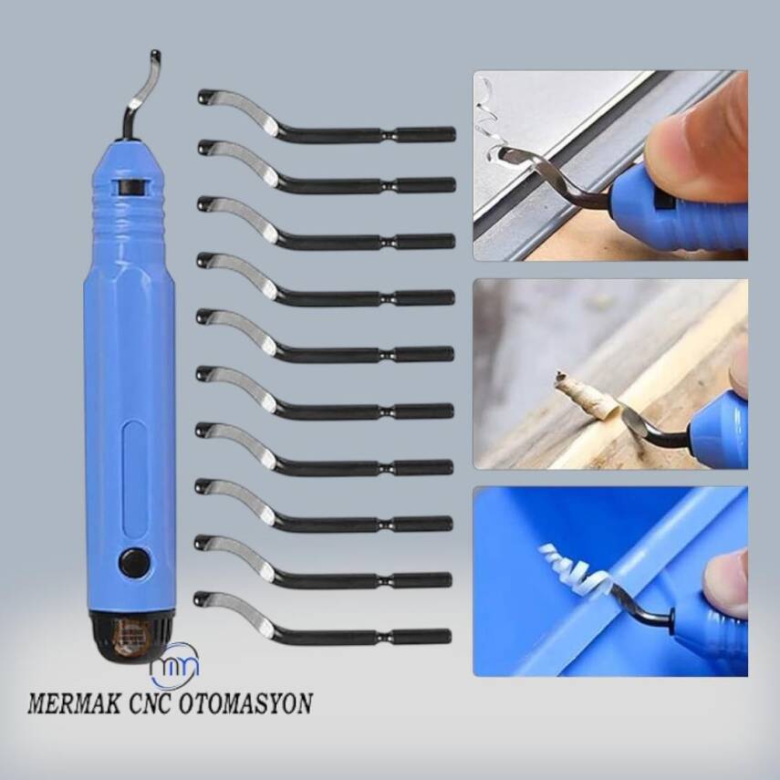 Çapak Alma Raspa Seti + 10 Adet Yedek Uç Hediye - Promertech Teknoloji