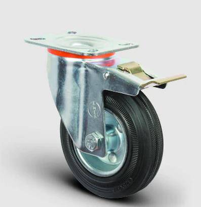 Döner tablalı frenli metal tekerlek 80x25 - Diğer