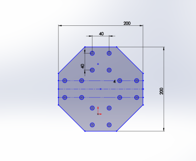 Dört Yönlü Bağlantı Sacı 80X80 K10 Çinko - 2