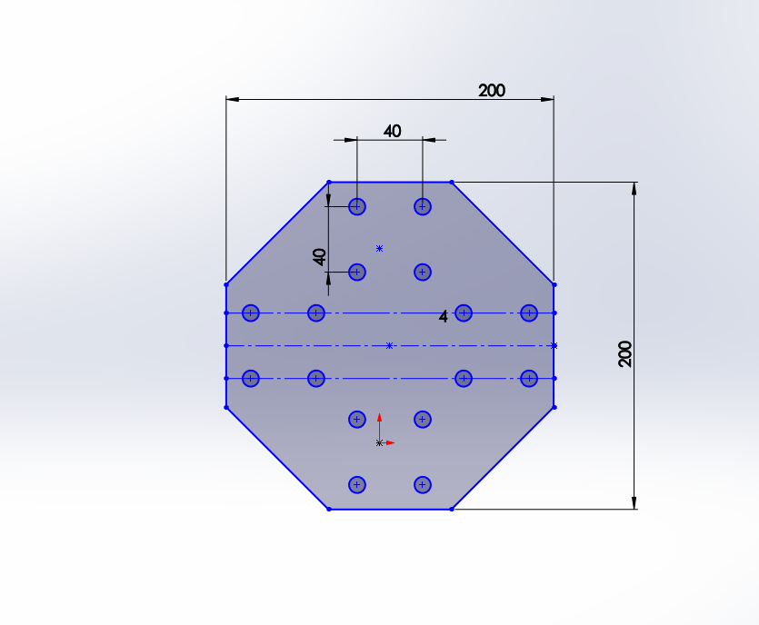 Dört Yönlü Bağlantı Sacı 80X80 K10 Çinko - 2