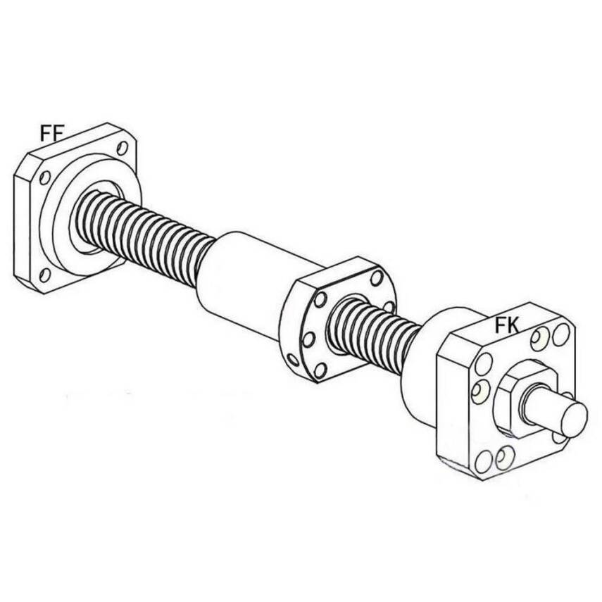 Fk 20 Vidalı Mil Uç Yatakları - 3