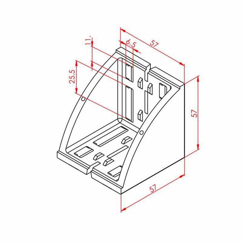 Geniş Köşe Bağlantı 60X60 K8 - 2