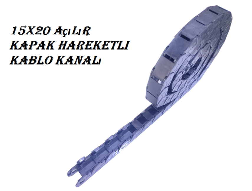 Hareketli Kablo Kanalı 15X20 (İç Ölçü) - 3