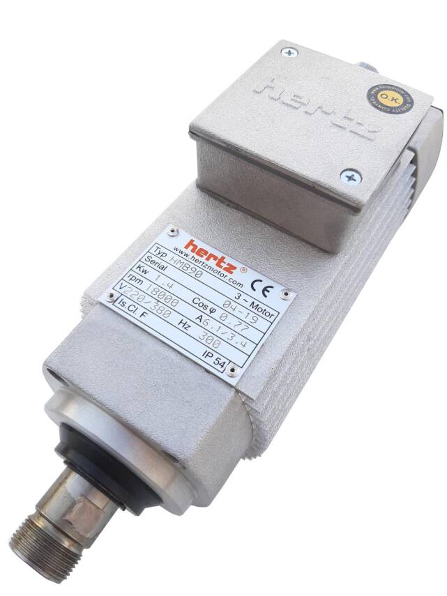 1.4 Kw Hertz Spindle Motor Er 20 18000 Devir - Hertz Spindle Motor