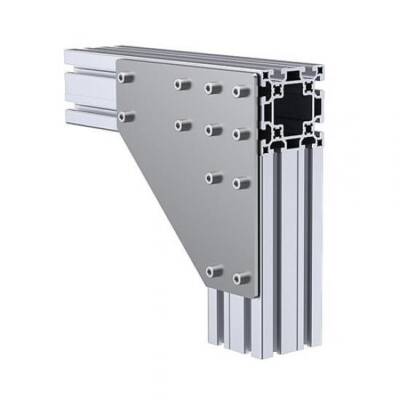 İki Yönlü Bağlantı Sacı 100X100 K10 Çinko - 1