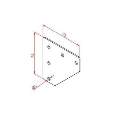 İki Yönlü Bağlantı Sacı 20-25 K6 Çinko - 2