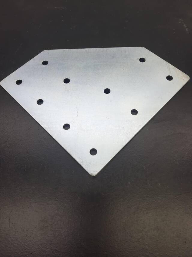 İki Yönlü Bağlantı Sacı 45X90 K10 Çinko - 3