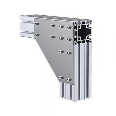 İki Yönlü Bağlantı Sacı 80X80 K10 Çinko - 1