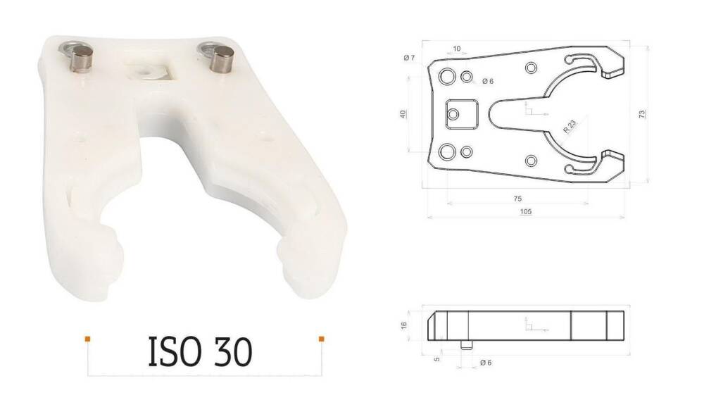 İso30 Magazin Takım Tutucu Çatal Arel-Hertz-Hsd-Gdz Uyumlu - 3