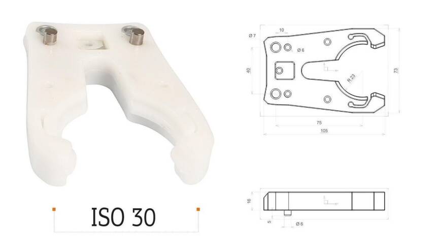 İso30 Magazin Takım Tutucu Çatal Arel-Hertz-Hsd-Gdz Uyumlu - 3