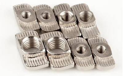 10 Kanal M4 Tırtıllı Somun (500 Adet) - 6