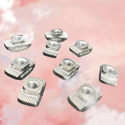 10 Kanal M5 Tırtıllı Somun (500 Adet) - 8