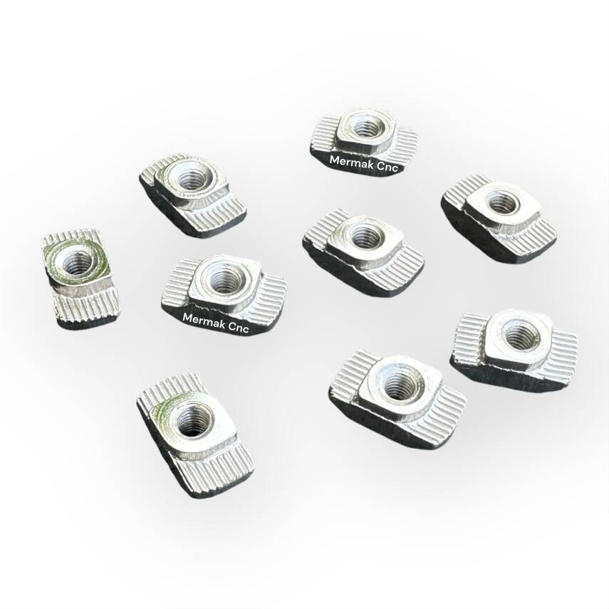 8 Kanal M6 1000 Adet Tırtıllı Somun - 8