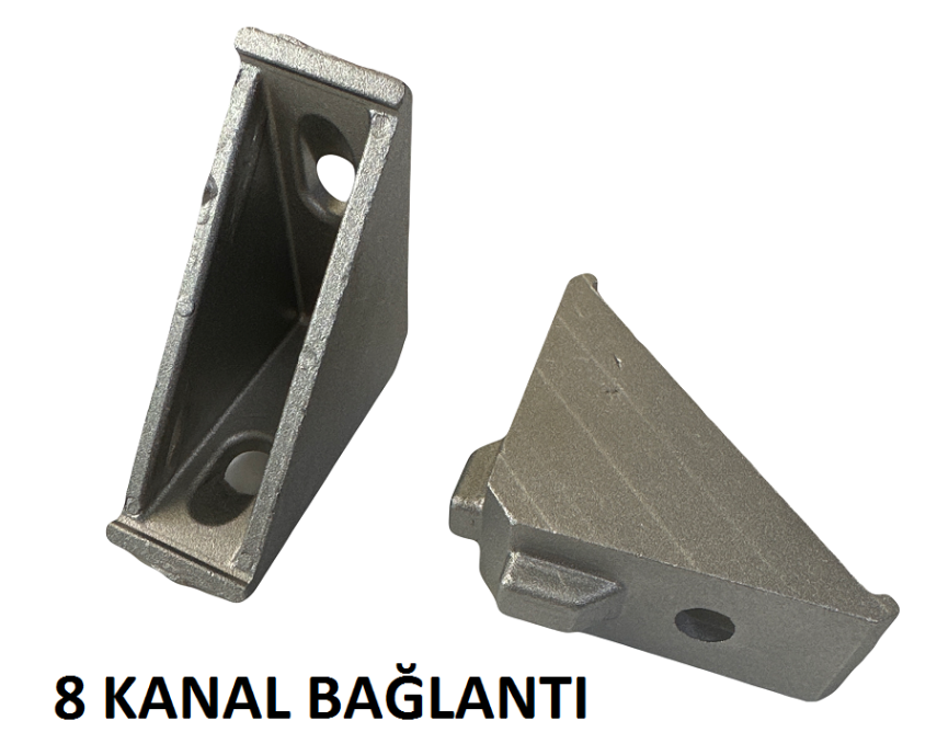 Köşe Bağlantı Dar Geçmeli 30X30 K8 - Sigma Profil Köşe Bağlantı