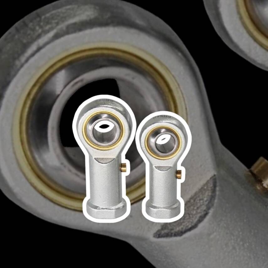 M12X.75 SOL Diş Dana Gözü Mafsal Kafa (DİŞİ)PHS 12LA - 4