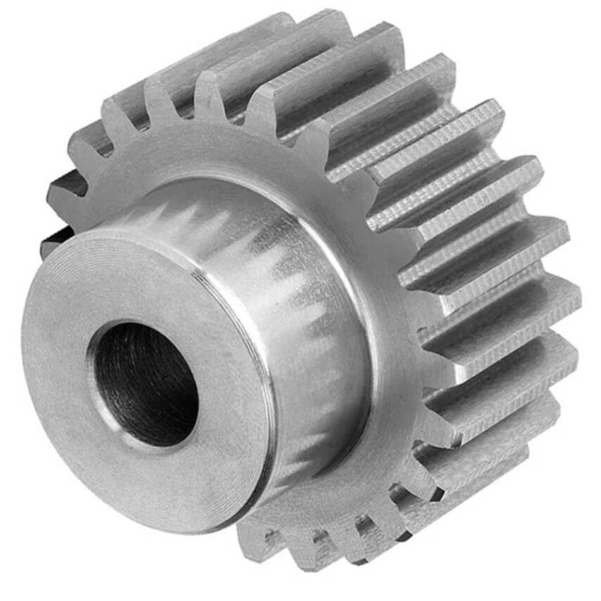 M2.5 Z30 Diş Pilot Delikli Düz Pinyon - Kremayer Dişli Pinyon