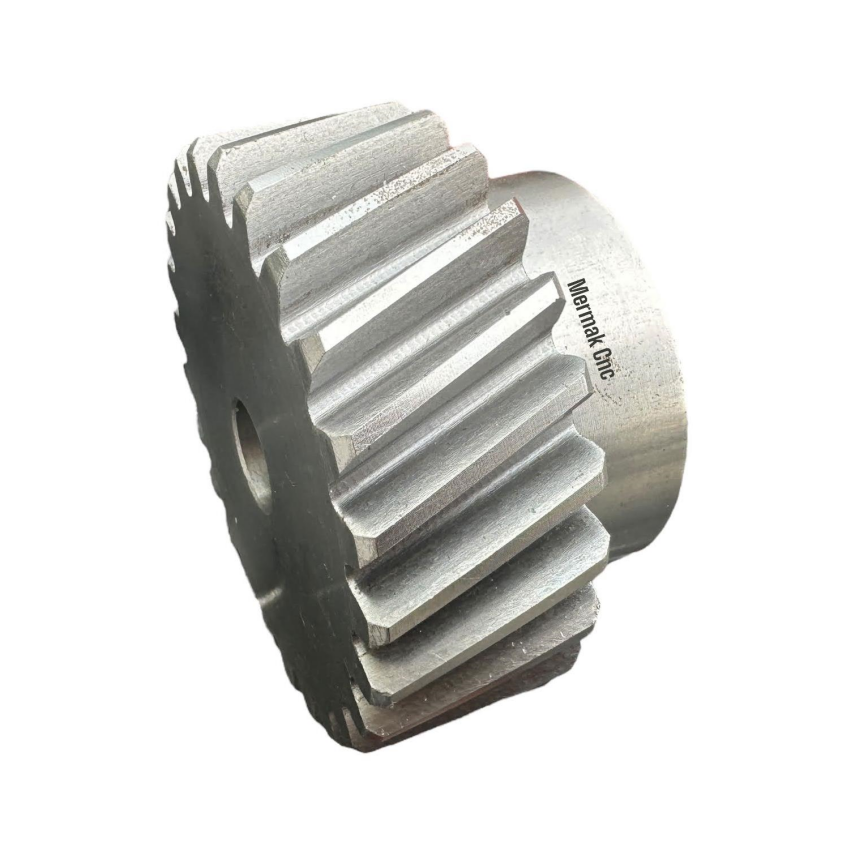 M2 Z30 Diş Pilot Delikli Helis Pinyon - Kremayer Dişli Pinyon