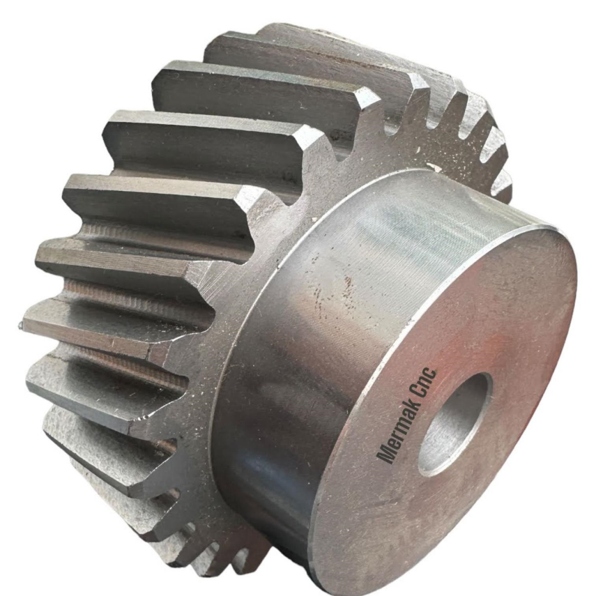 M3 Z22 Diş Pilot Delikli Helis Pinyon - Kremayer Dişli Pinyon