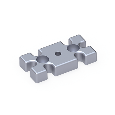 Pabuç Bağlantı Parçası 40X80 M10 - 1