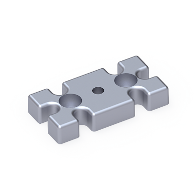 Pabuç Bağlantı Parçası 45X90 M12 - 1