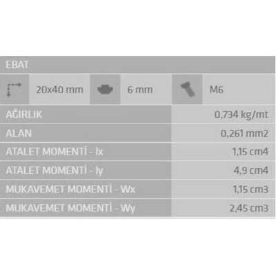 20X40 Sigma Profil 6 Kanal - 3